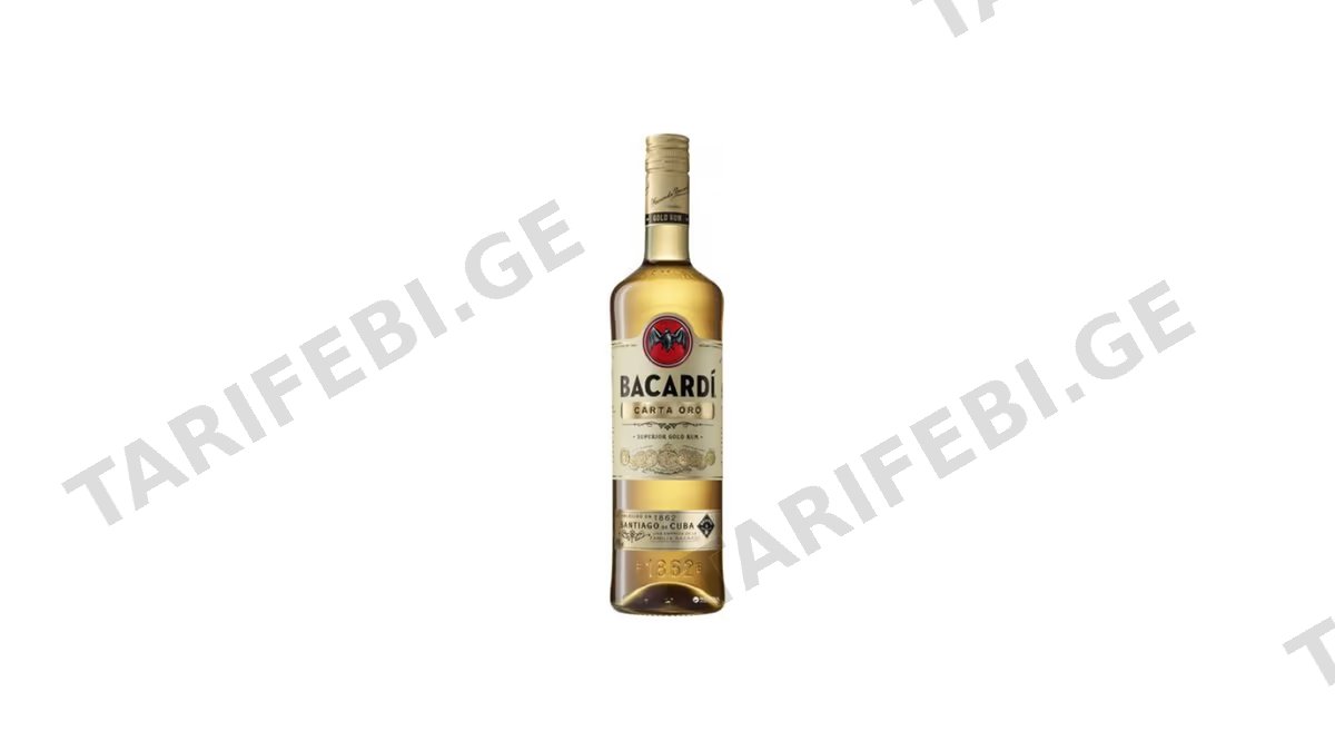ბაქარდი რომი 40% 0.7ლ