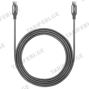 Ttec Alumicable Type-C - 200cm 65W Fast Charge Cable Gray 2DK51UG