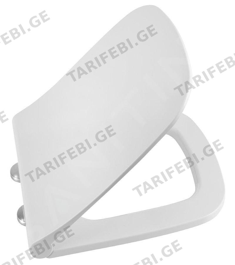 თავსახური უნიტაზის ავტო GARCIA #100727-101 ფერი : Glossy White მწ. LUCCO