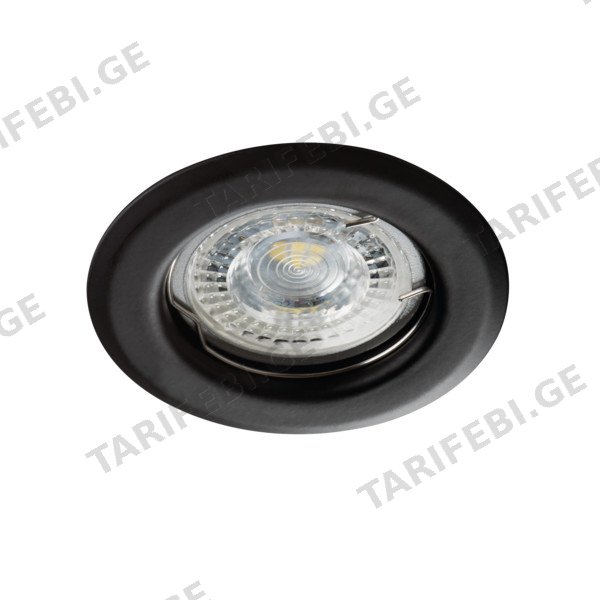 სანათი წერტილოვანი Kanlux ALOR DSO-B 26791 Gx5.3/GU10 1x MAX 35W