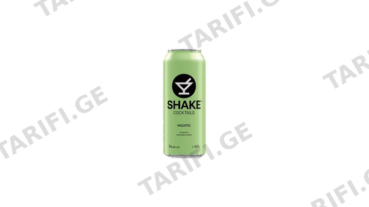 SHAKE კოქტეილი მოხიტო ქილა 0.5ლ