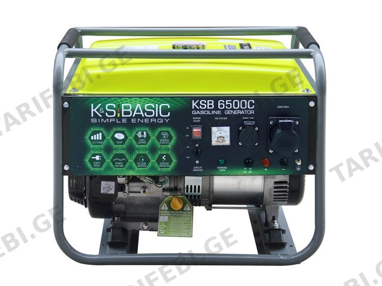 გენერატორი ბენზინის Konner&Sohnen KSB 6500C 5500W
