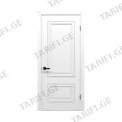 შეღებილი მდფ კარი oba 2 (white, 800x2150, LR) კომპლექტი