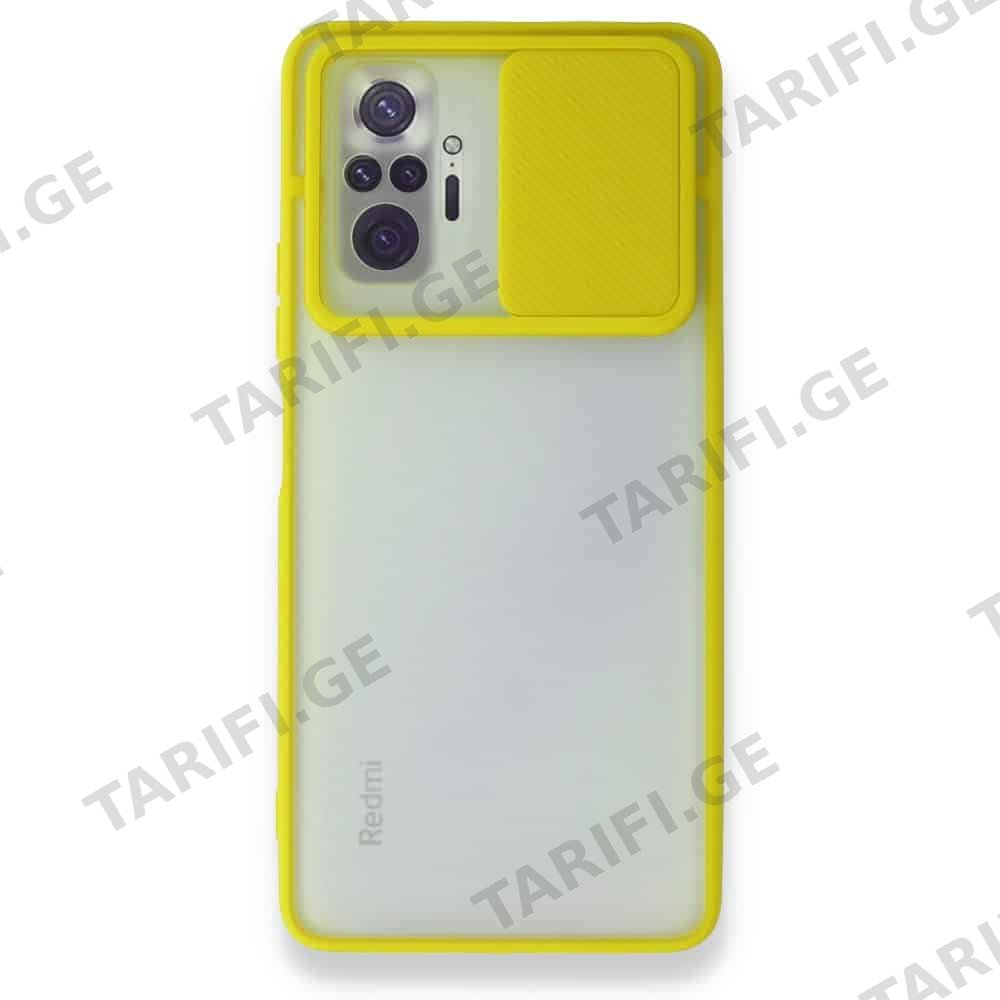 Xiaomi Redmi Note 10 Pro Palm Camera Sliding Silicone Case კამერის დაცვით ქეისი
