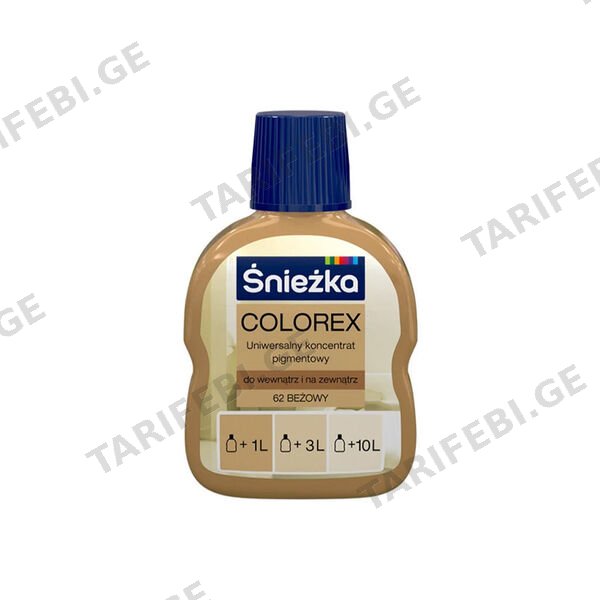 საღებავის პიგმენტი 0.1 ლ SNIEZKA # 62