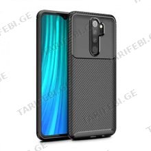 კარბონის ქეისი Xiaomi Redmi Note 8 Pro Focus Carbon Case - შავი
