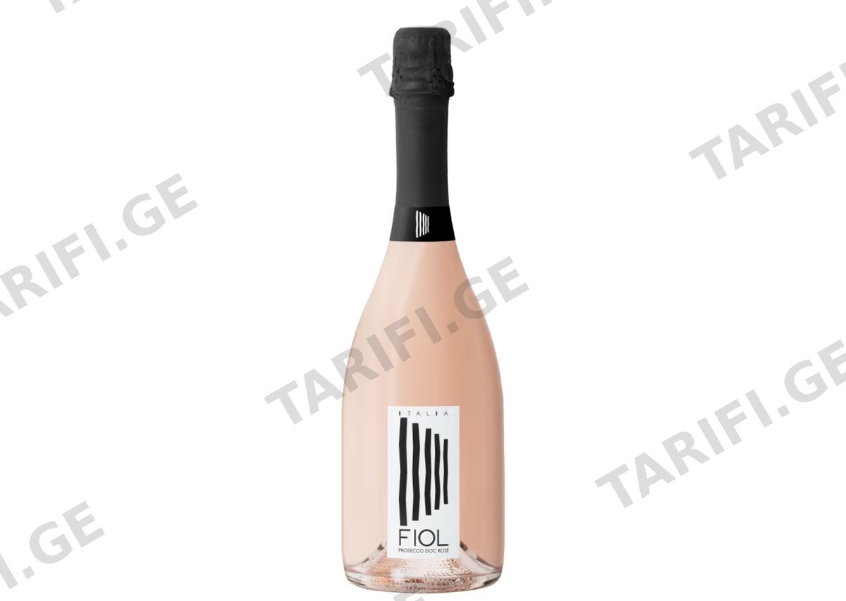 ცქრიალა ღვინო Fiol Prosecco, როზე ექსტრა მშრალი