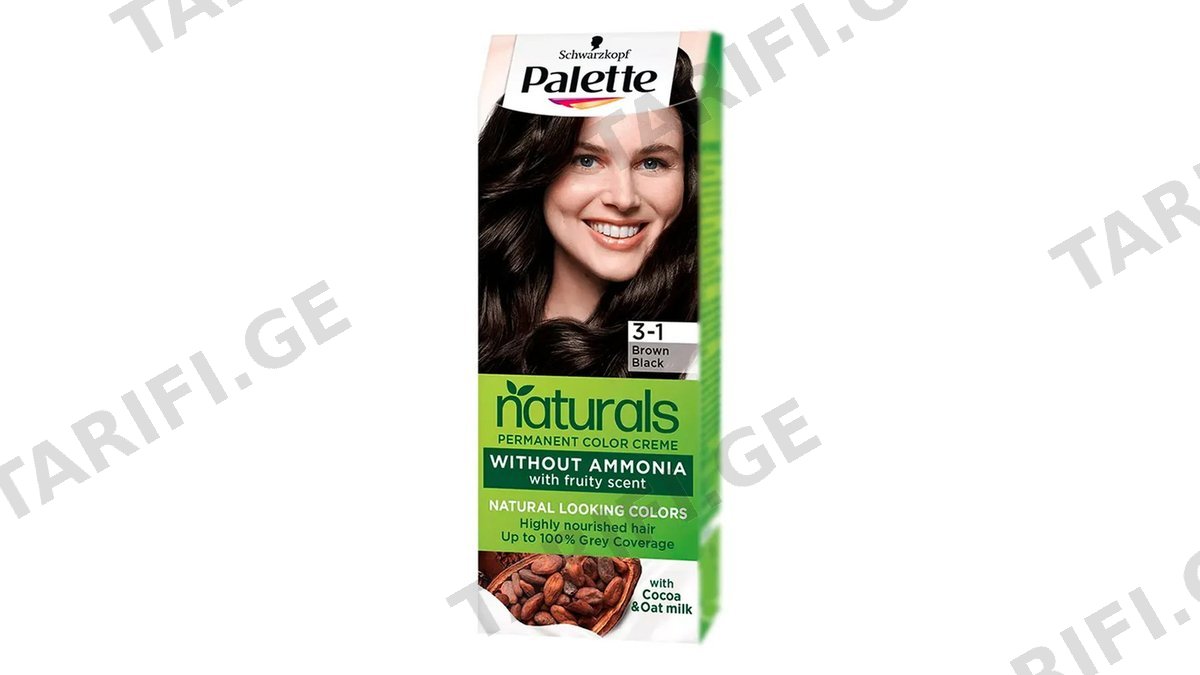 PALETTE Naturals თმის საღებავი N 3.1 (პალეტი)