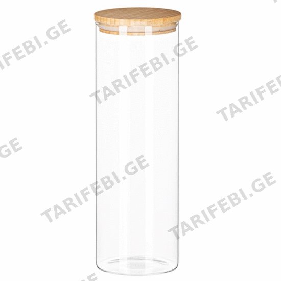 მინის ქილა ბამბუკის თავსახურით ARDESTO AR1313BLR (1300 ML)