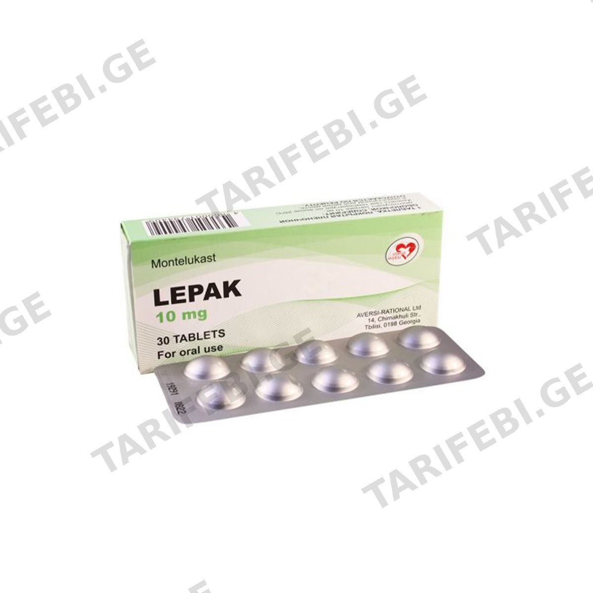 ლეპაკი - Lepak 10მგ 30 ტაბლეტი