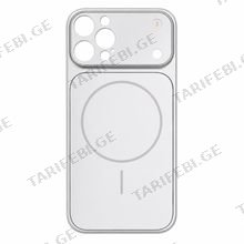 iPhone Max 17 Pro Style Case with MagSafe White მობილური ტელეფონის ქეისი