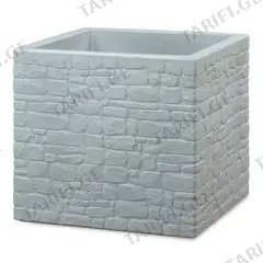 ქოთანი პლასტმასის Scheurich 246/40 MURETTO STONY GREY