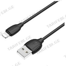 BOROFONE BX19 Benefit charging data cable for Lightning Black