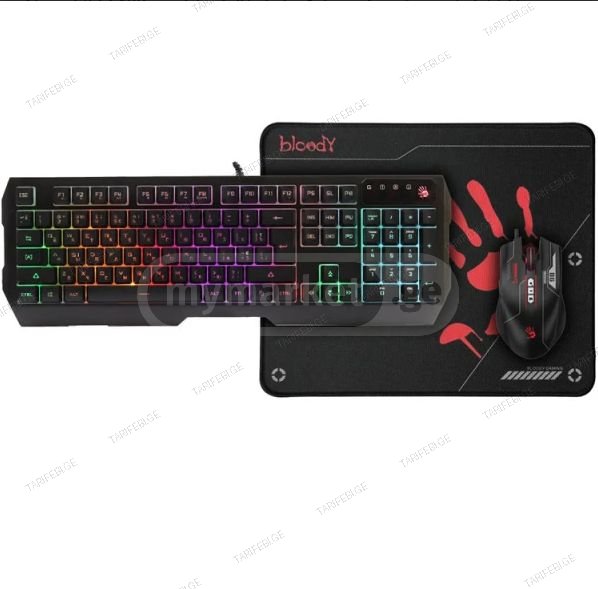 A4tech Bloody B1700 Gaming Bundle Set Black