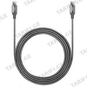 Ttec Alumicable Type-C - 200cm 65W Fast Charge Cable Gray 2DK51UG
