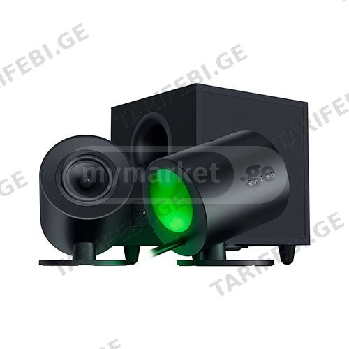 უკაბელო Bluetooth დინამიკი - Razer Nommo V 2.1 RGB Black BT