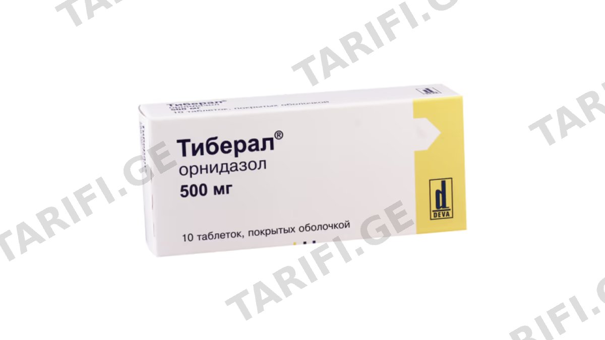 ტიბერალი ტაბ.500მგ.N10