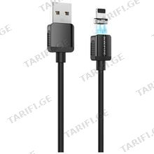 BOROFONE cable BX57 Effective magnetic charging cable for Lightningblack