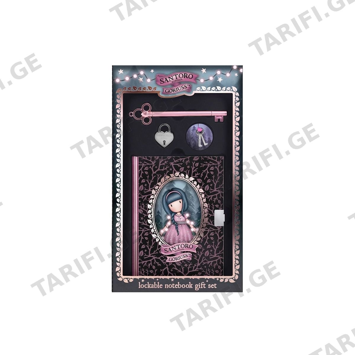 ბლოკნოტი საკეტით Fairy Dusk Gorjuss Santoro 358755