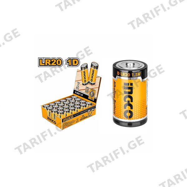 ელემენტი 1.5V LR20 INGCO (HAB1D01)