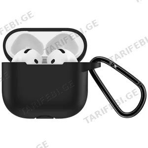 Green Lion Berlin Series Silicone Case for AirPods 4 Black - GNBRLARPD4BK