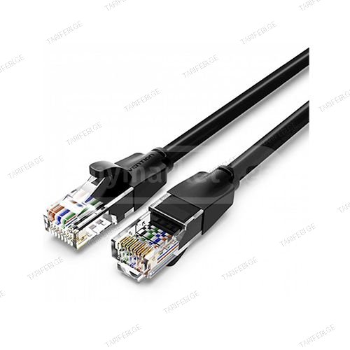 ინტერნეტის კაბელი - Vention Cat6 25მ Black