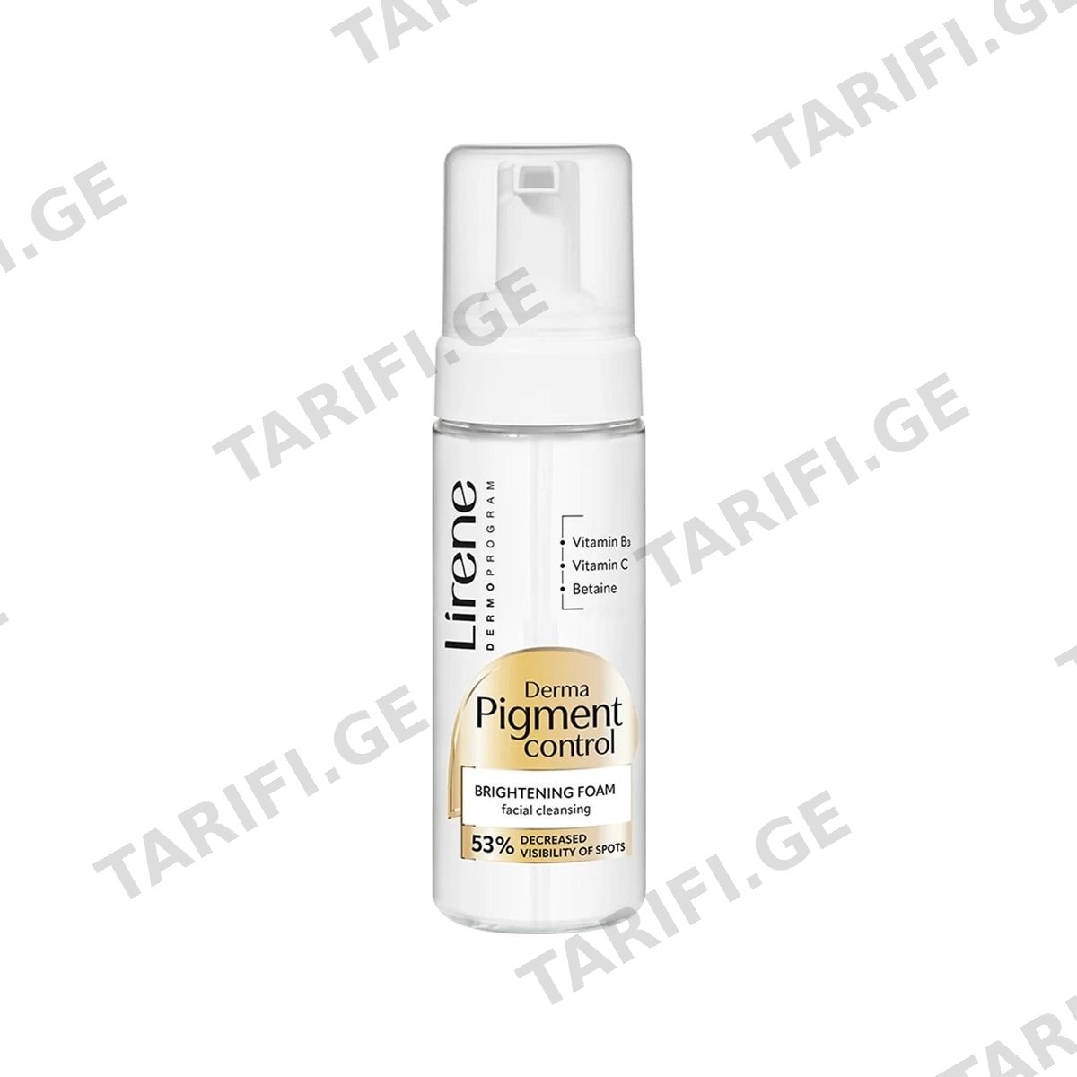 დასაბანი ქაფი Derma Pigment 7539 ლირენე - Lirene