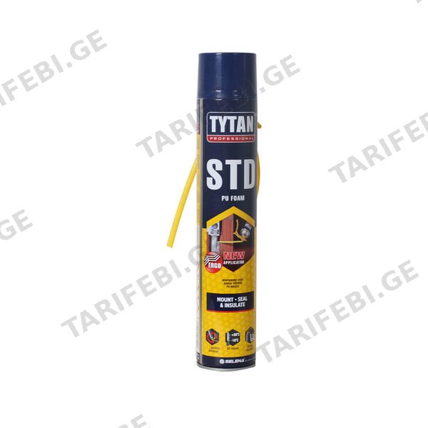 750მლ ქაფი "ტიტანი" პროფესიონალი Std PU Foam ERGO