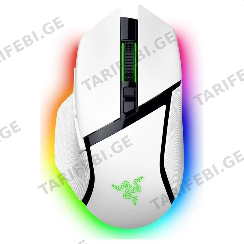 სათამაშო მაუსი RAZER BASILISK V3 PRO RZ01-05240200-R3G1 უსადენო თეთრი