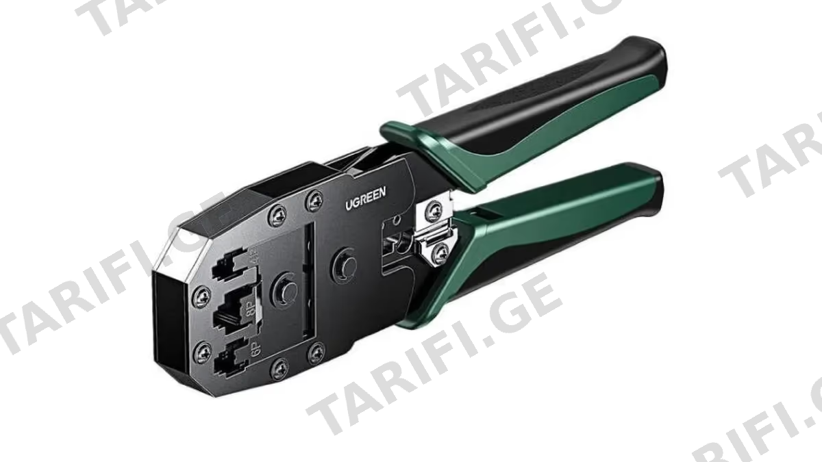 ჯეკმეიკერი UGREEN NW304 (35971), Crimping Tool, Black/Green