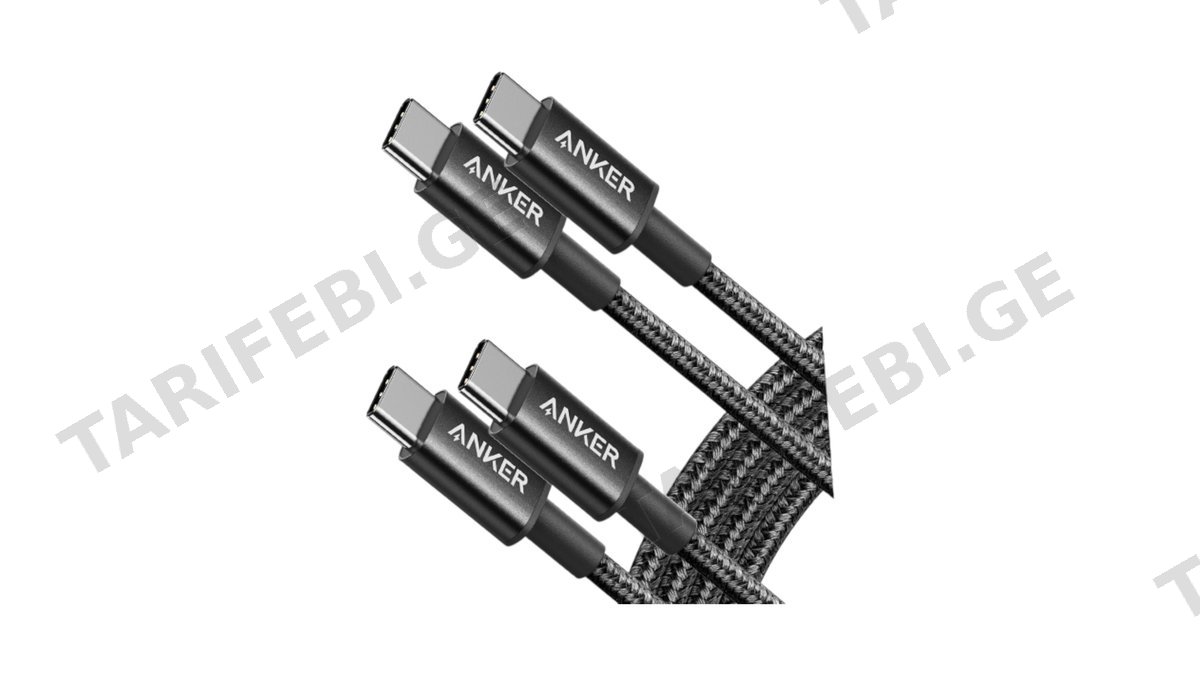 Anker USB-C to USB-C Cables 60W 2PC in box