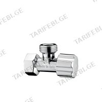 (1/2"x1/2") კუთხის ვენტილი დედალი ხრახნით VA-ALBERTONI