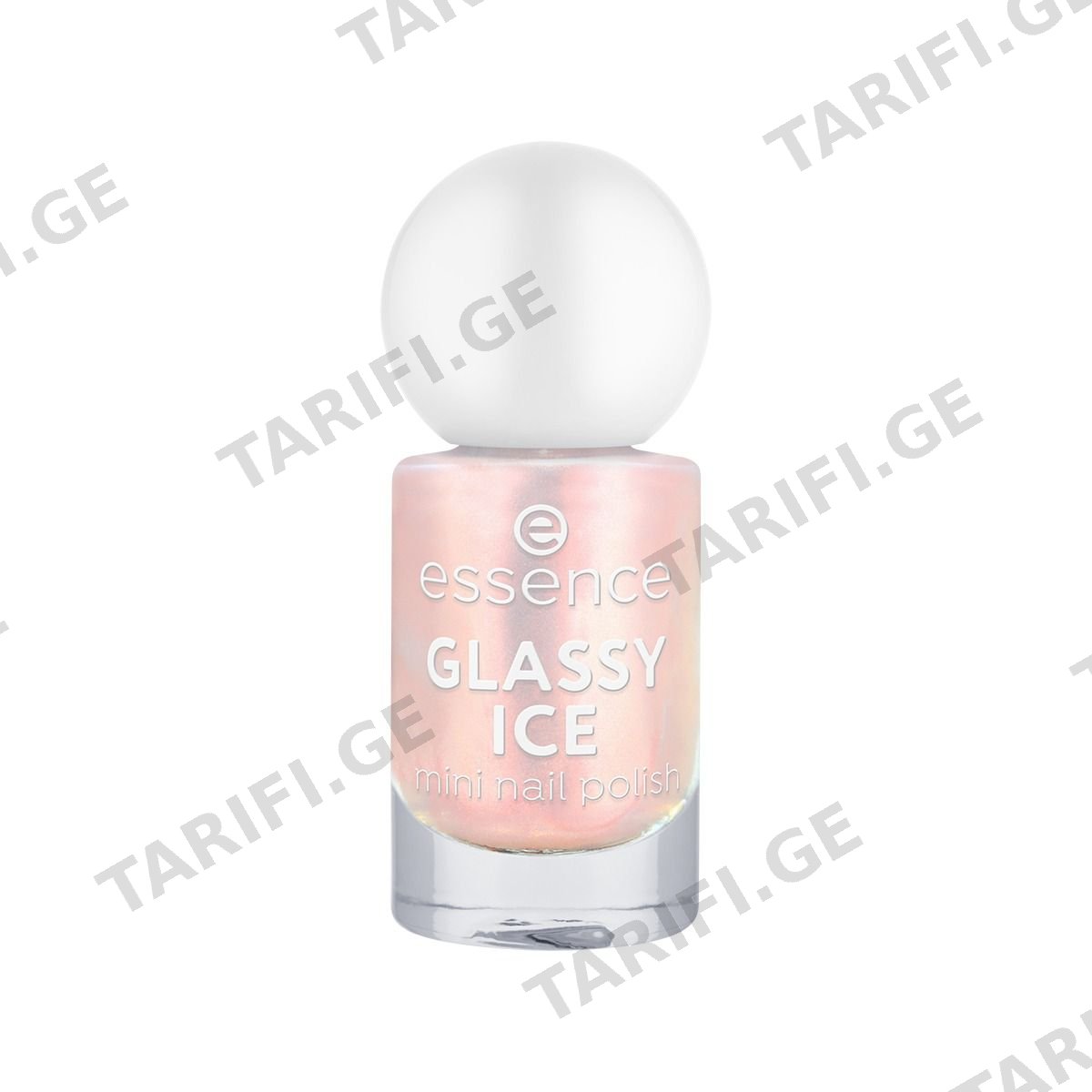 ფრჩხილის ლაქი 09 Glassy Mini 9016 ესენსი - Essence