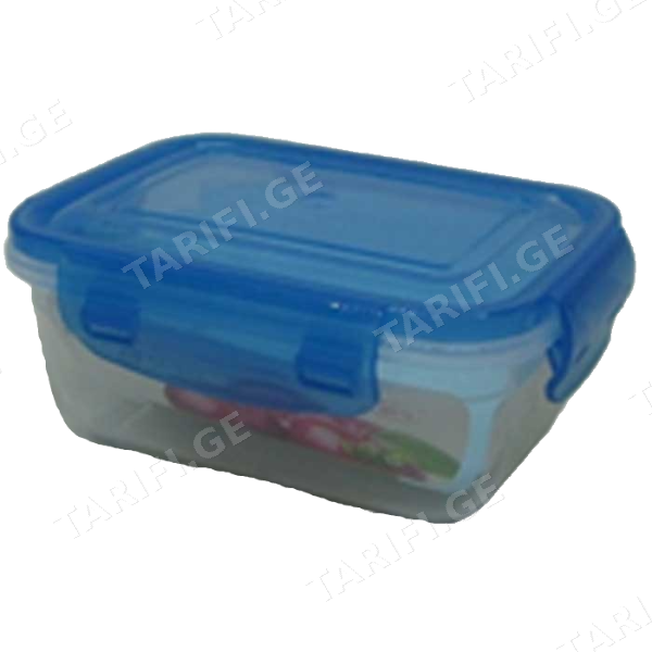 პლასტმასის კონტეინერი STARPLAST 394082 (ჰერმეტული, 0.4 L)