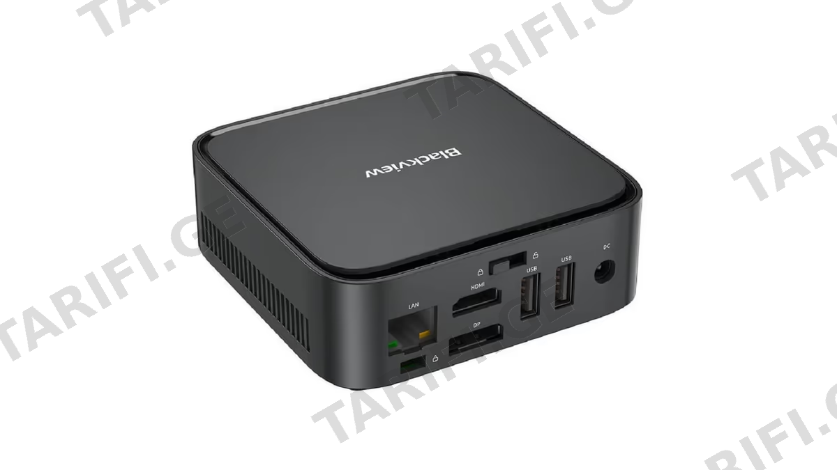 Mini PC Blackview MP50, Ryzen 5-3500U, 16GB, 512GB SSD, Integrated, W11P, Black