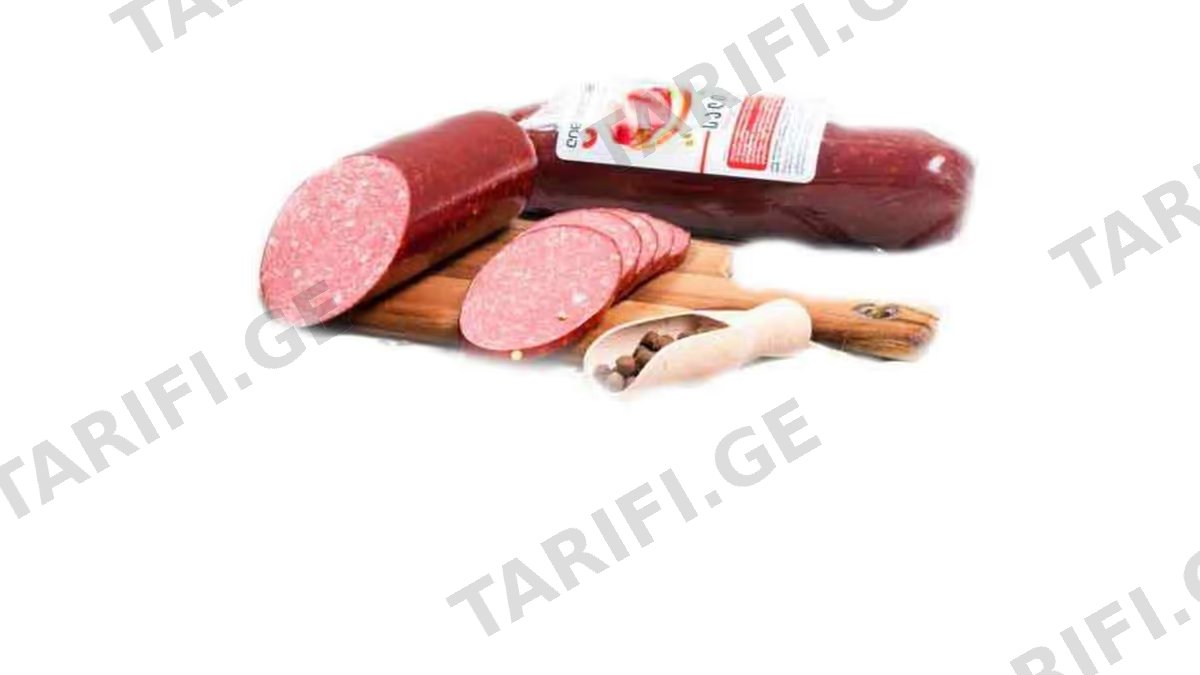 ძეხვი შებოლილი /ლიდერ ფუდი/ სალიამი პრემიუმი 600გრ