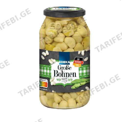 ლობიო კონსერვურებული თეთრი /EDEKA/ 660გ