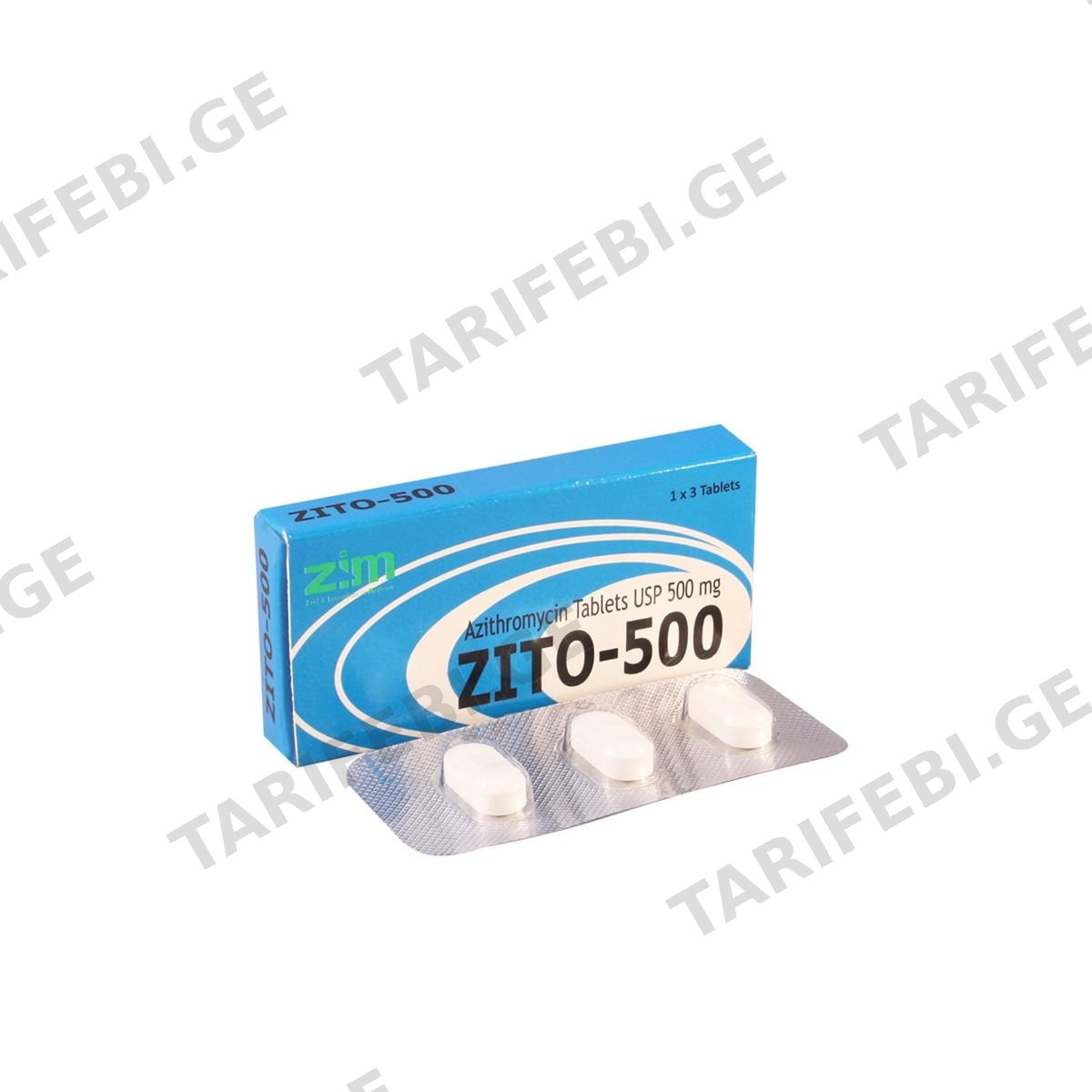 ზიტო-500 ტაბ. 500მგ N3