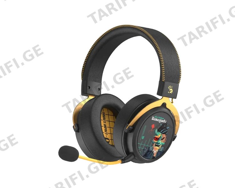 ყურსასმენი A4Tech Bloody MR595 AIO Gaming Headset With Mic Renegade Midnight