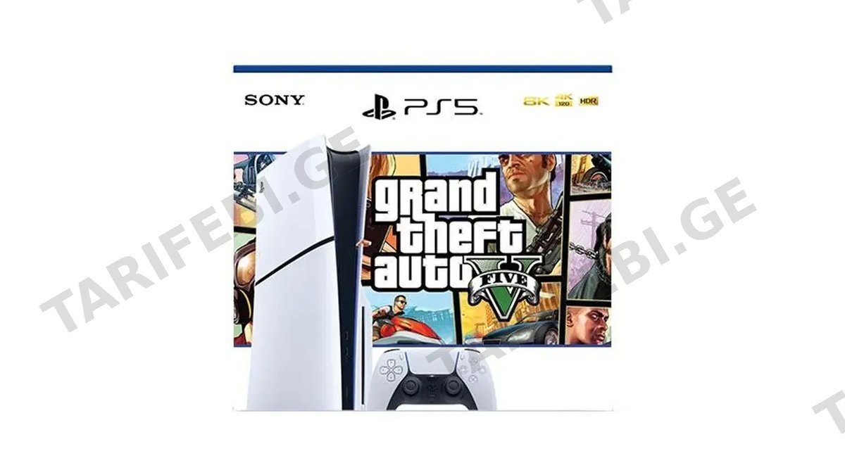 Sony PlayStation PS5 Slim 1TB GTA V Bundle