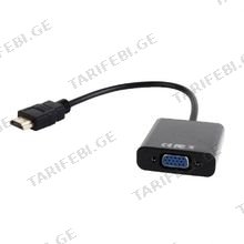 Gembird ადაპტერი A-HDMI-VGA-03 Black