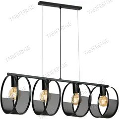 საკიდი Luminex 9736 Siner 4 E27 15W შავი