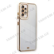 Samsung Galaxy A52, Samsung Galaxy A52S Liva lense Case სილიკონის ქეისი - თეთრი