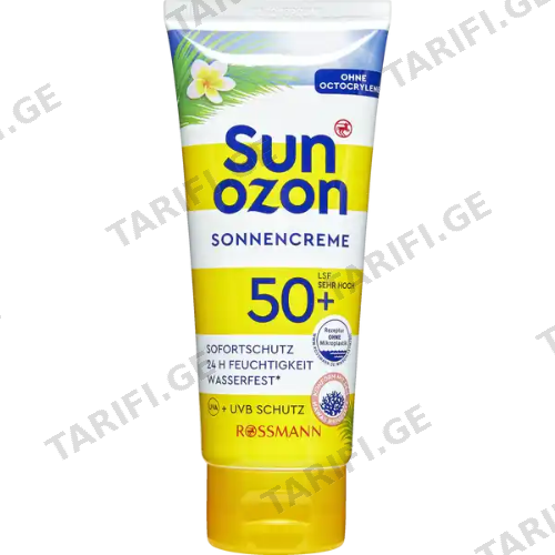 სანოზონი - მზისგან დამცავი სახის SPF50 100მლ