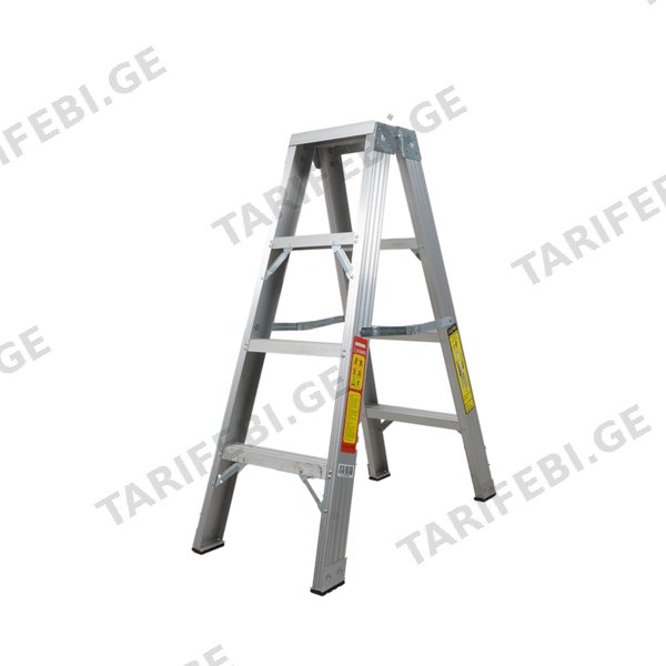 ალუმინის ორმხრივი კიბე 4X2 (JLB-1401)
