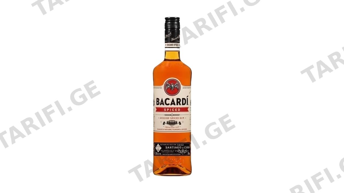 Bacardi Spiced Rum 1 L 35 % - რომი ბაკარდი სფაისდი