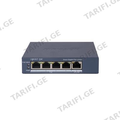სვიჩი POE DS-3E1505P-EI,4 Port Gigabit Smart POE Switch