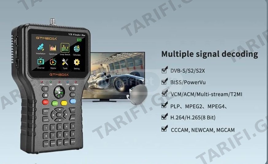 GTMedia V8 Finder Max DVB-S2X H.264/H.265