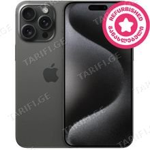 Apple iPhone 15 Pro Max 256 GB Black Titanium (შეფასება A)