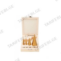 (4ც) კონუსური ბურღების ნაკრები FORSAGE F-38503